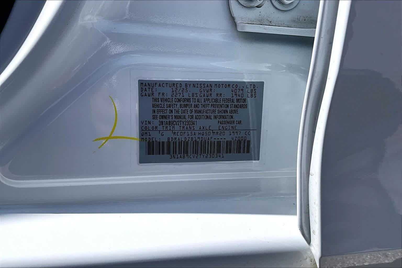 New 2026 Nissan Sentra SV w/ SV Convenience Package FWD image 18