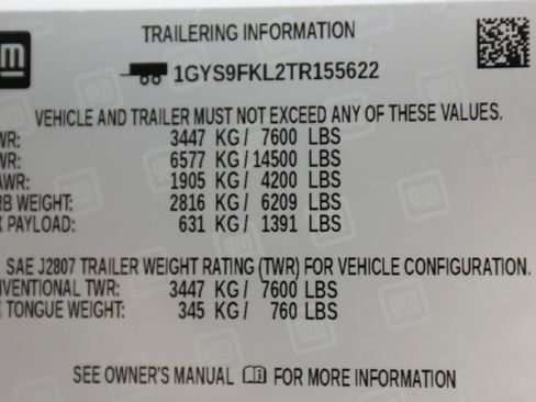 Used 2026 Cadillac Escalade Sport w/ Touring Package AWD/4WD image 60