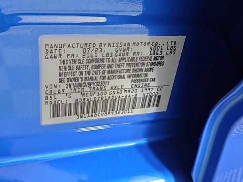 Used 2023 Nissan Sentra SV w/ Trunk Package FWD image 30