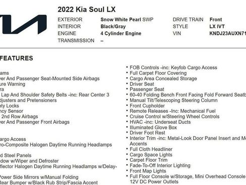 Used 2022 Kia Soul LX w/ Technology Package image 18