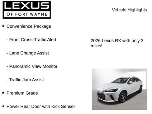 New 2026 Lexus RX 350 Premium image 7