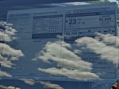 New 2026 Hyundai Santa Fe SE AWD/4WD image 3