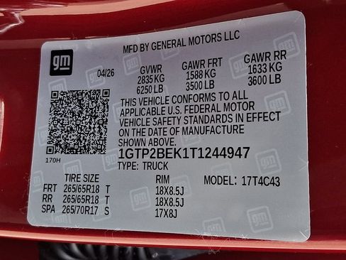 New 2026 GMC Canyon Elevation w/ Convenience Package AWD/4WD image 17