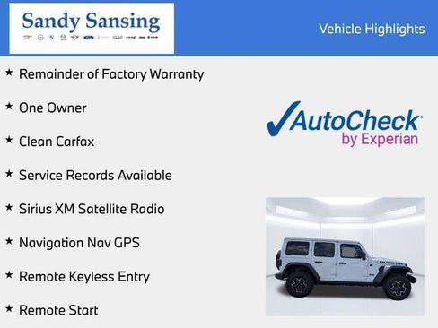 Used 2023 Jeep Wrangler Unlimited Rubicon 4xe AWD/4WD image 7