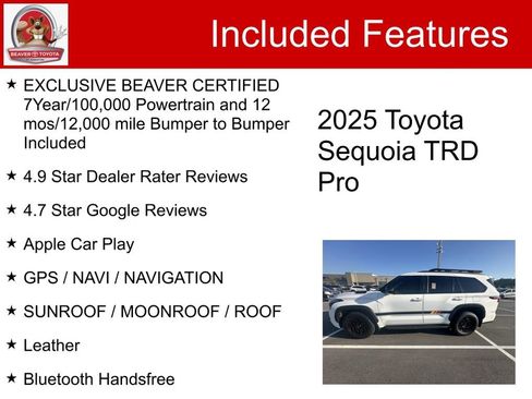 Used 2025 Toyota Sequoia TRD Pro AWD/4WD image 5