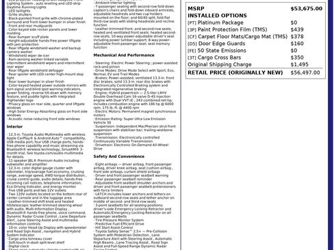 Used 2025 Toyota Highlander Platinum image 2