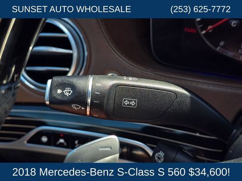 Used 2018 Mercedes-Benz S 560 Sedan w/ Premium Package image 37