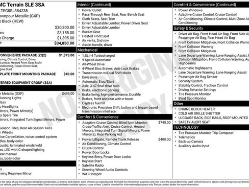 Used 2024 GMC Terrain SLE w/ Driver Convenience Package AWD/4WD image 14