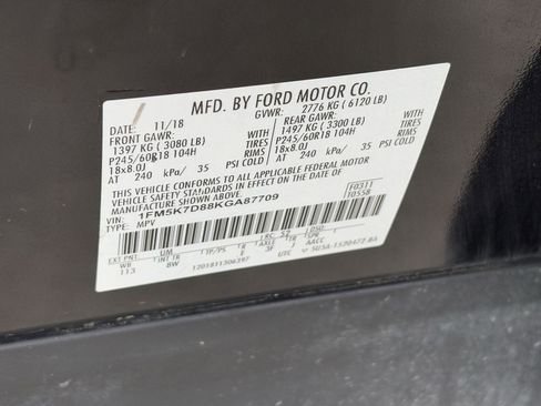 Used 2019 Ford Explorer XLT w/ Equipment Group 201A image 30