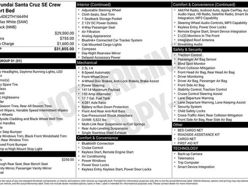 New 2026 Hyundai Santa Cruz SE image 4