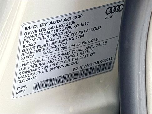Used 2021 Audi Q8 Premium Plus w/ Premium Plus Package AWD/4WD image 38