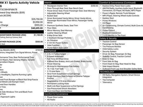 Used 2017 BMW X1 xDrive28i image 2