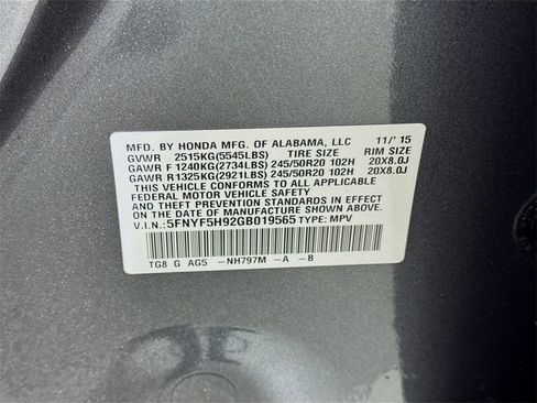 Used 2016 Honda Pilot Touring image 49