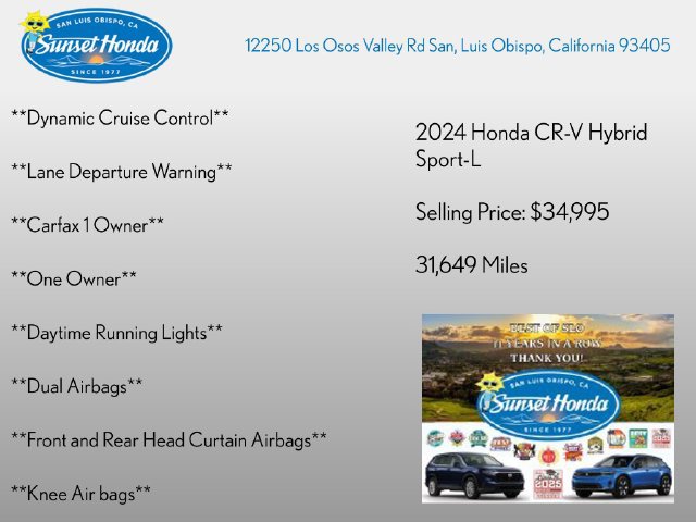 Used 2024 Honda CR-V Sport-L image 3