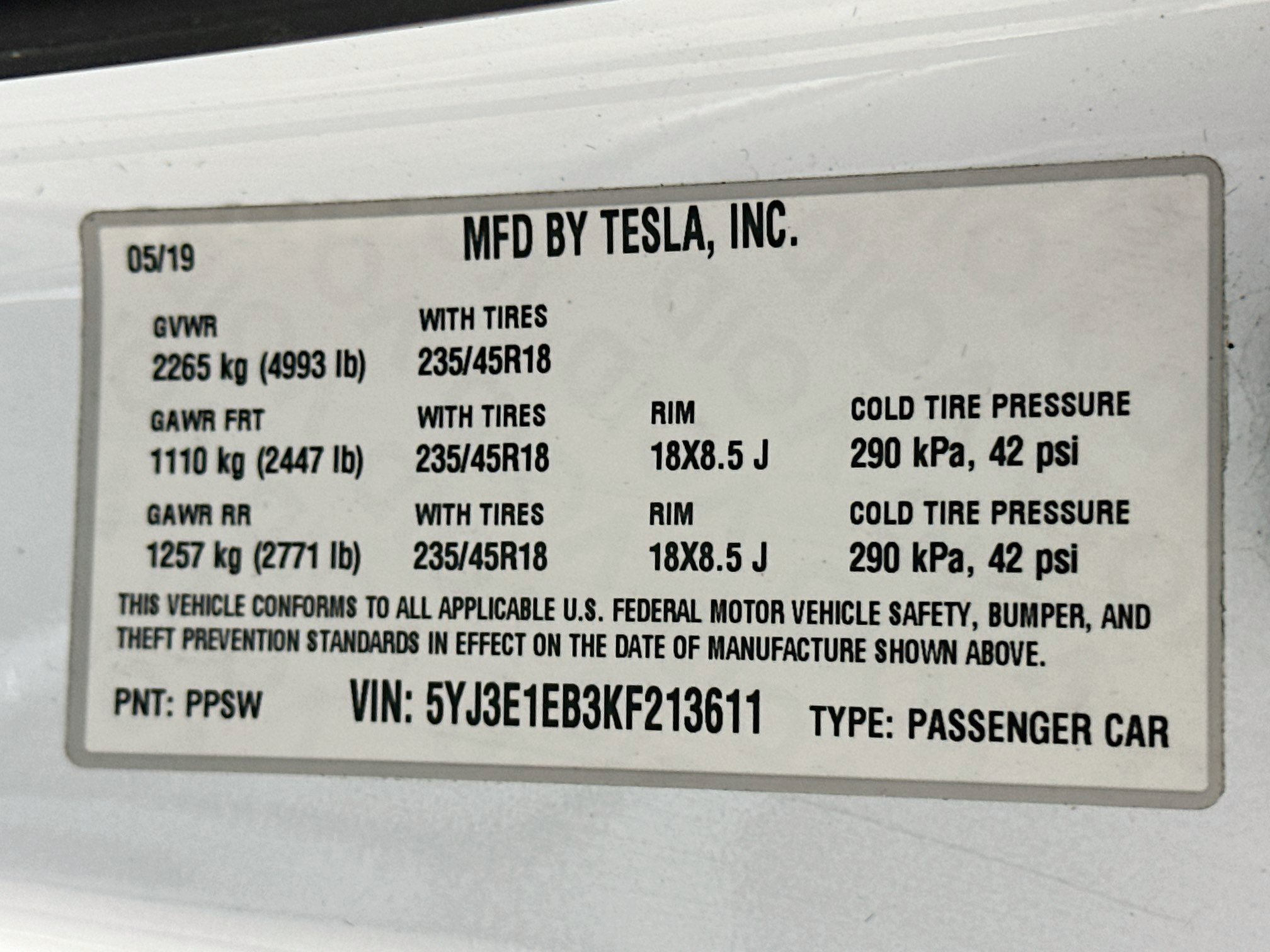 Used 2019 Tesla Model 3 Long Range AWD/4WD image 12