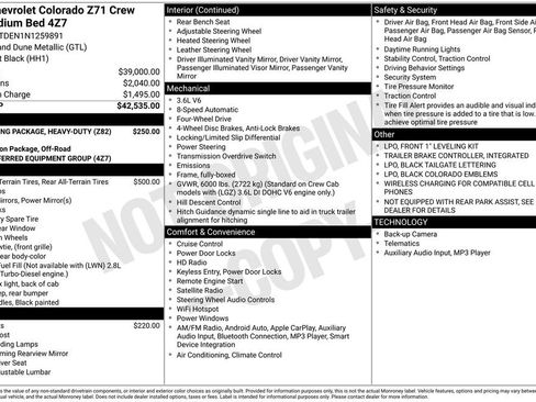 Used 2022 Chevrolet Colorado Z71 AWD/4WD image 2