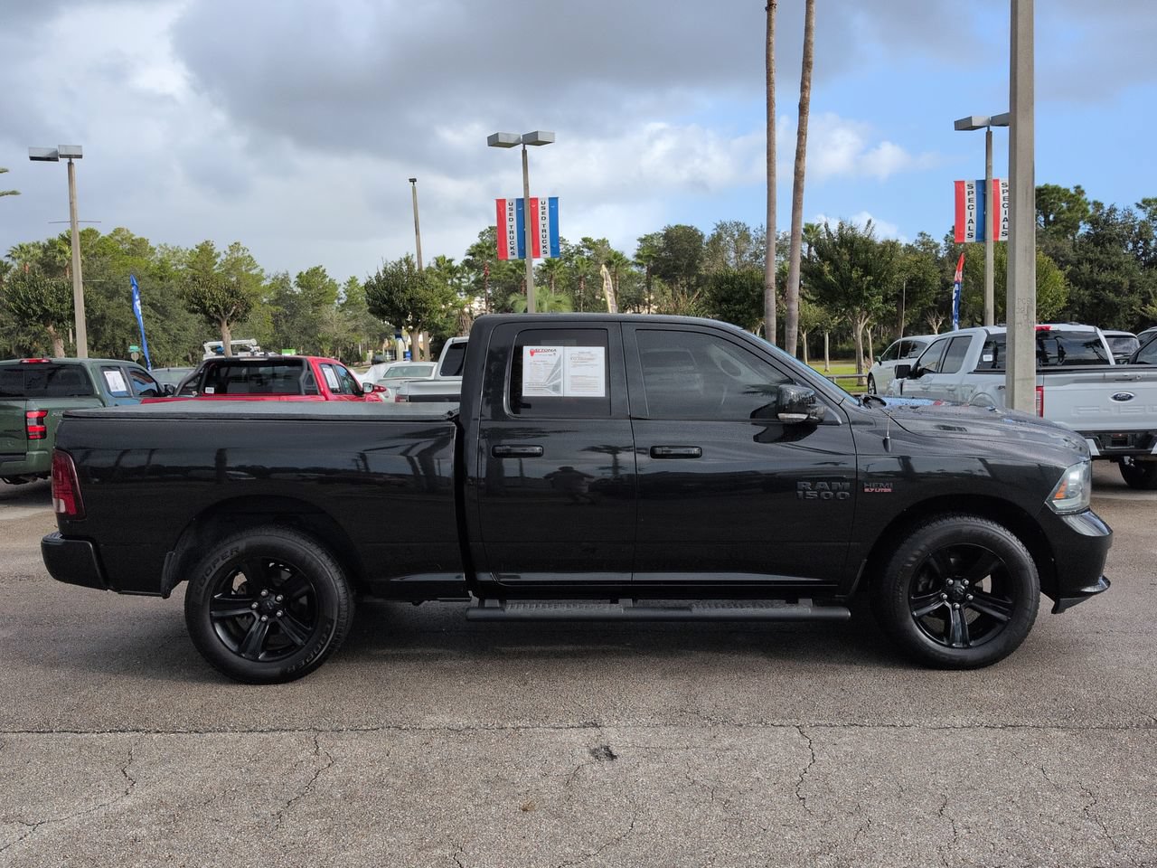 Used 2017 RAM 1500 Sport w/ Black Ram 1500 Sport Group RWD image 3