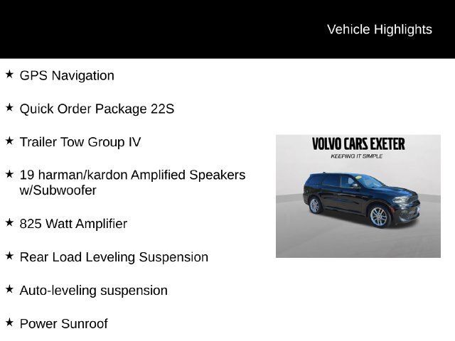 Used 2021 Dodge Durango R/T w/ Trailer Tow Group IV AWD/4WD image 6