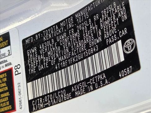 Used 2016 Toyota Camry XSE image 24