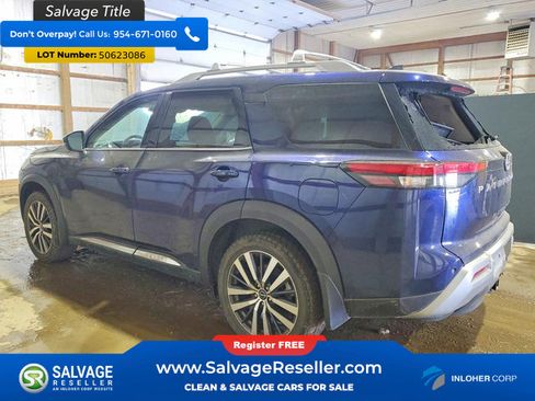 Used 2022 Nissan Pathfinder Platinum w/ Cargo Package AWD/4WD image 3