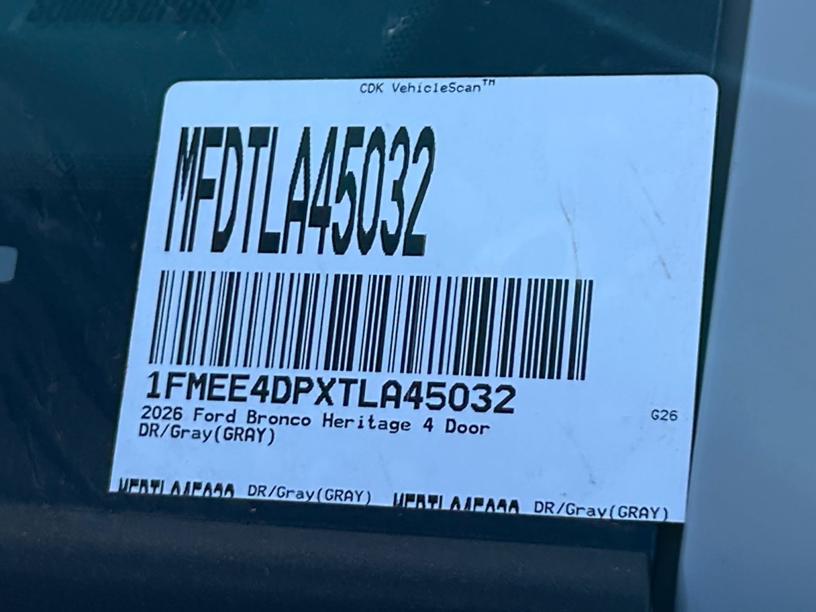 New 2026 Ford Bronco Heritage Edition AWD/4WD image 31