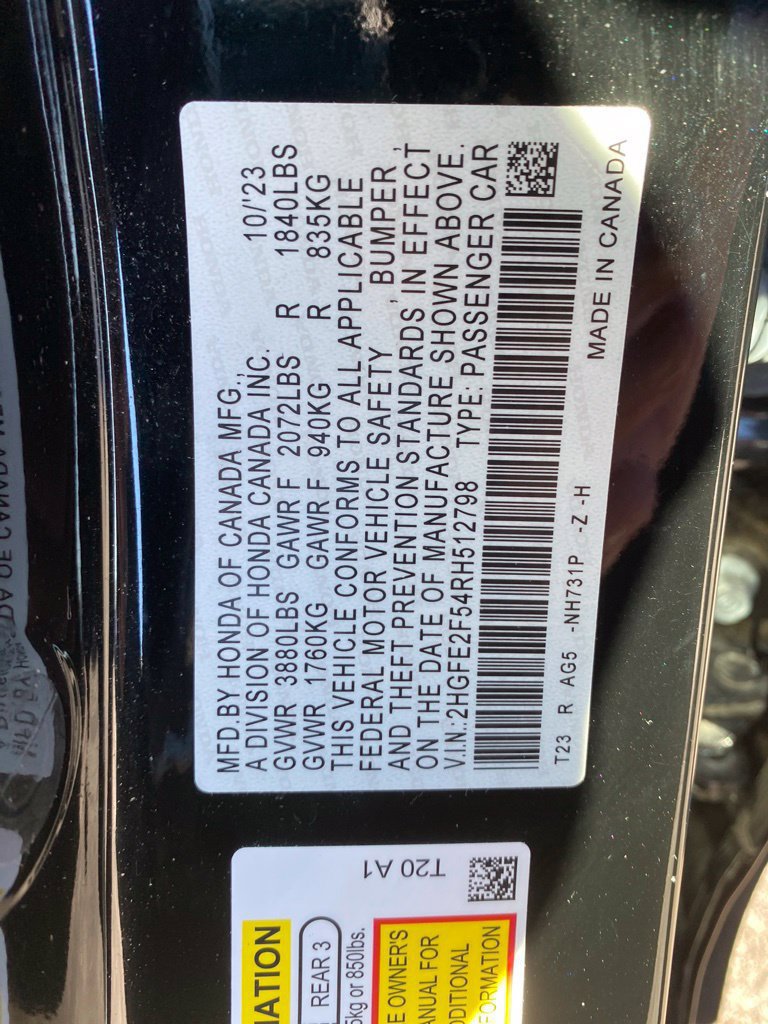 Certified 2024 Honda Civic Sport image 19