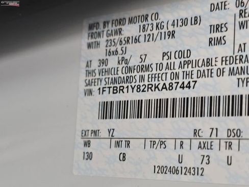 Used 2024 Ford Transit 250 Low Roof w/ Exterior Upgrade Package image 48