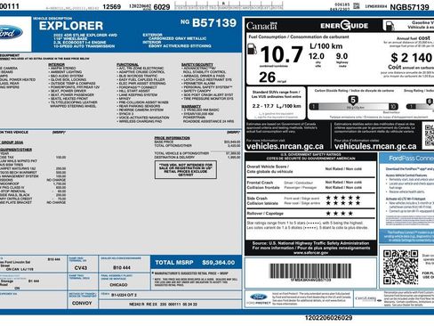 Used 2022 Ford Explorer ST-Line w/ Class IV Trailer Tow Package image 3