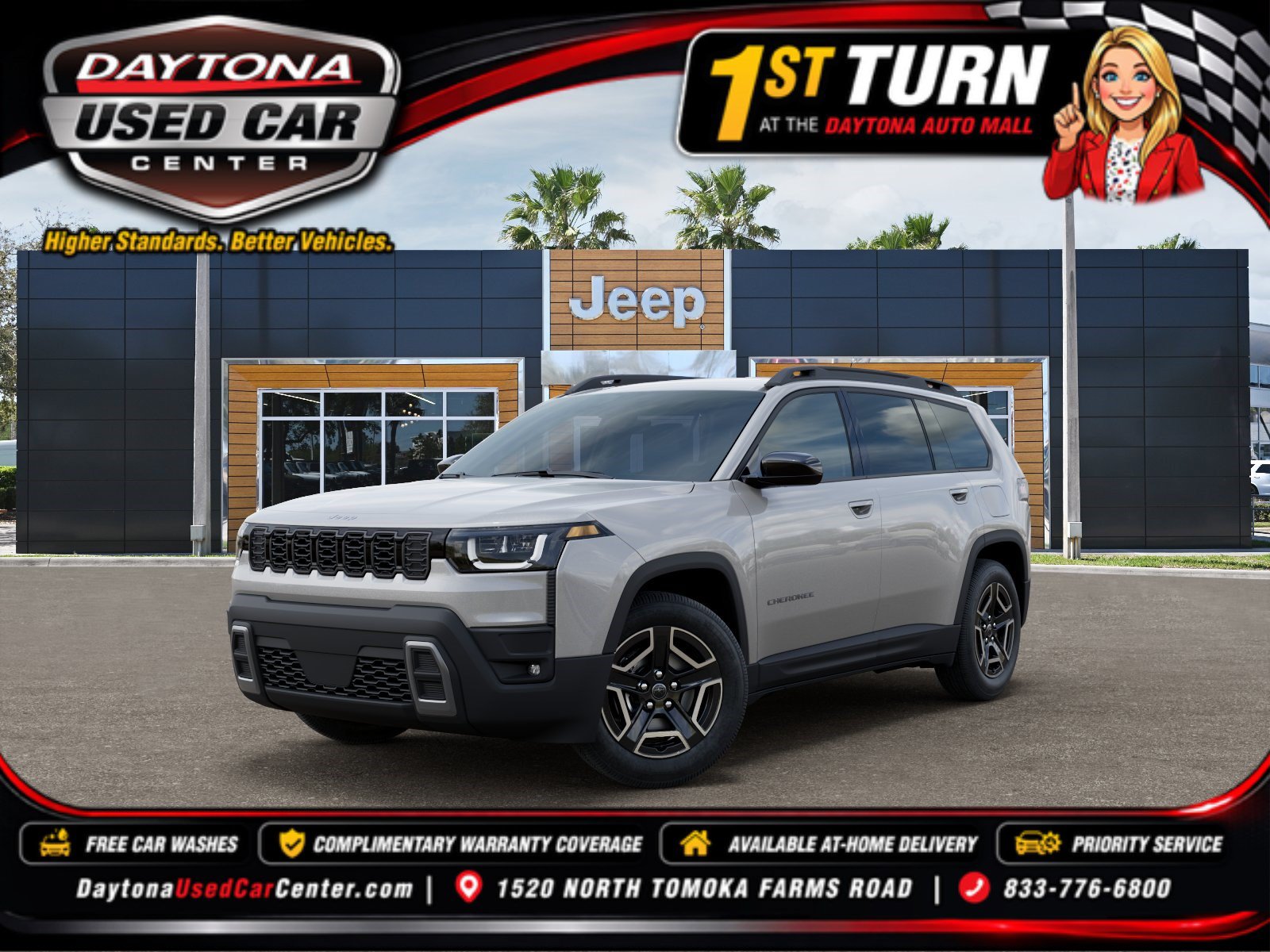 Used 2026 Jeep Cherokee Laredo AWD/4WD image 1