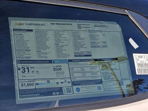 New 2026 Chevrolet TrailBlazer RS w/ Driver Confidence Package image 17