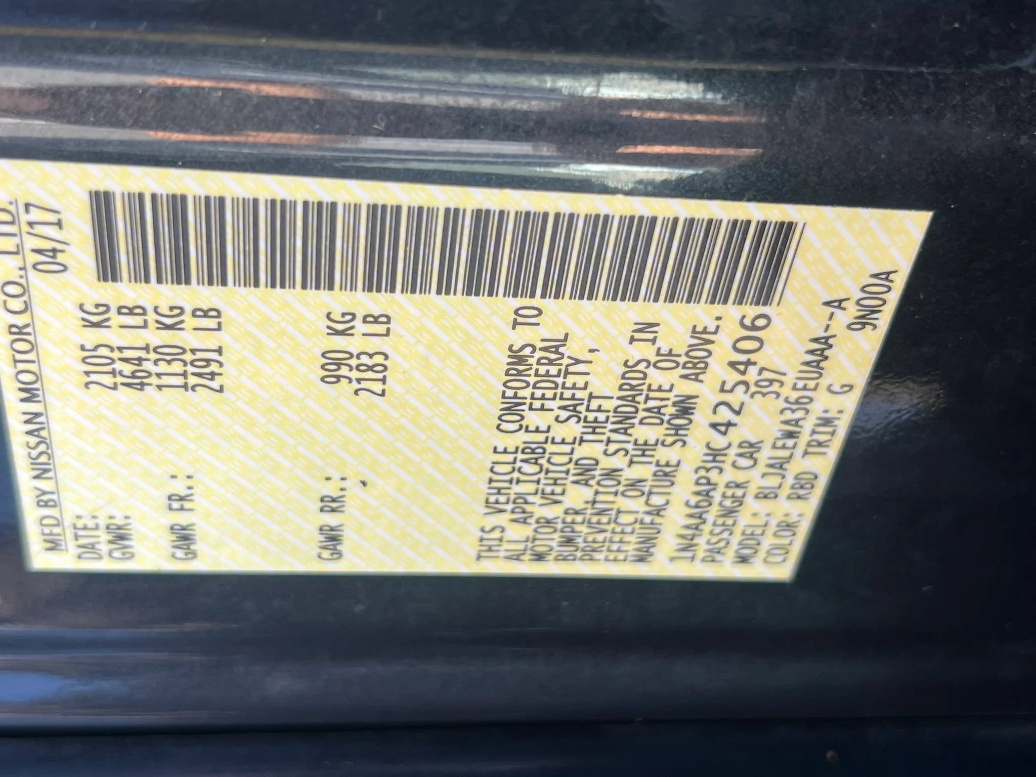 Used 2017 Nissan Maxima 3.5 SL FWD image 33