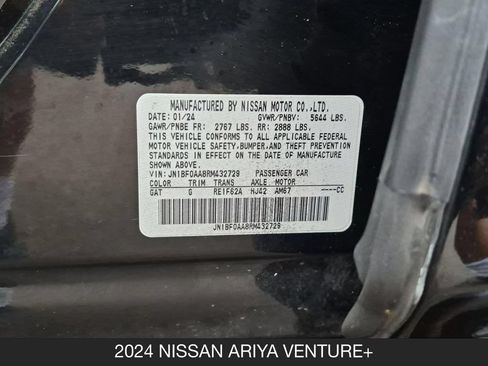 Certified 2024 Nissan Ariya Venture+ FWD image 25