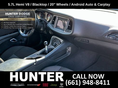 Certified 2022 Dodge Challenger R/T w/ Blacktop Package RWD image 16