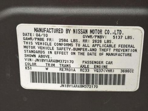 Used 2011 INFINITI M37 x w/ Deluxe Touring Pkg AWD/4WD image 30