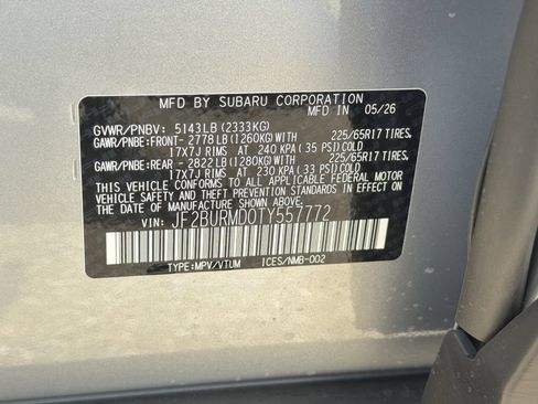 New 2026 Subaru Outback Wilderness AWD/4WD image 30
