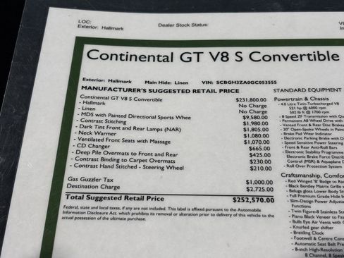 Used 2016 Bentley Continental GT V8 S image 14