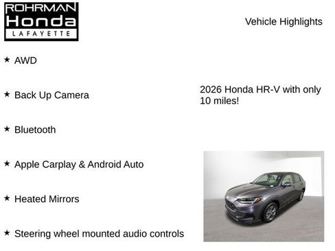 New 2026 Honda HR-V LX image 7