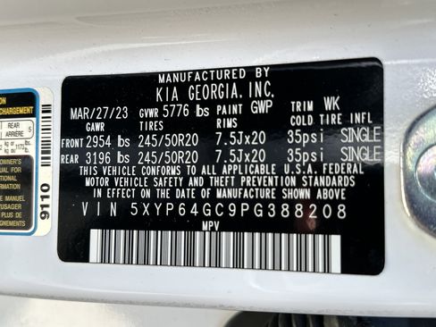 Used 2023 Kia Telluride S w/ S Sunroof Package FWD image 39