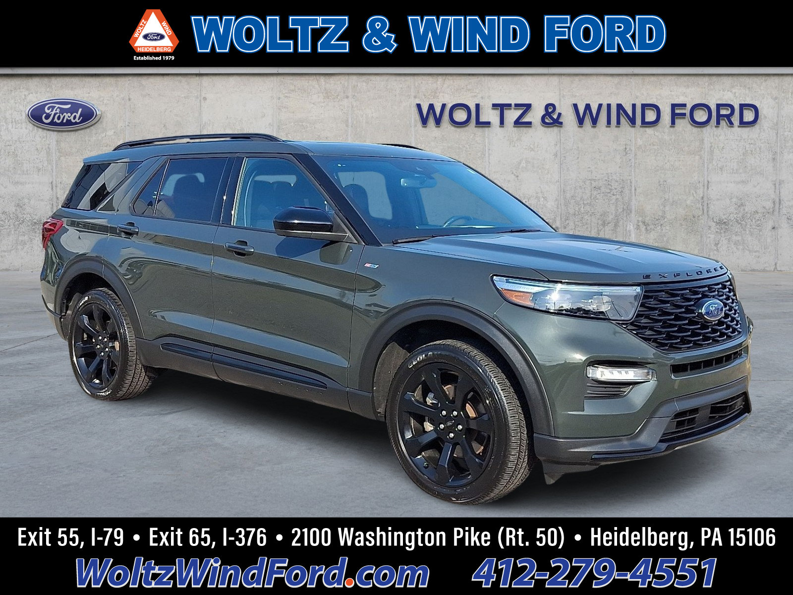 Used 2023 Ford Explorer ST-Line w/ Class IV Trailer Tow Package AWD/4WD image 1