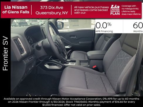 New 2026 Nissan Frontier SV w/ Tow Package image 13
