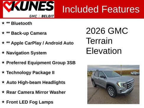 New 2026 GMC Terrain Elevation w/ Technology Package II image 2