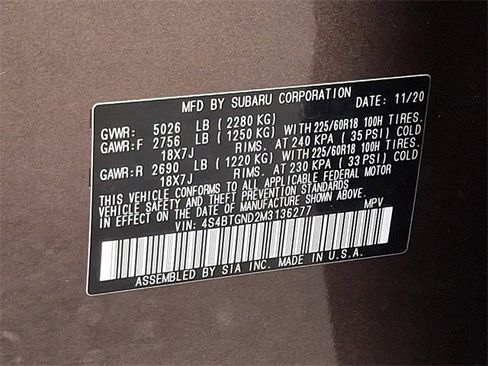 Used 2021 Subaru Outback Limited XT w/ Popular Package #2 image 30