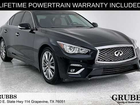 Certified 2023 INFINITI Q50 Luxe w/ Cargo Package RWD image 1