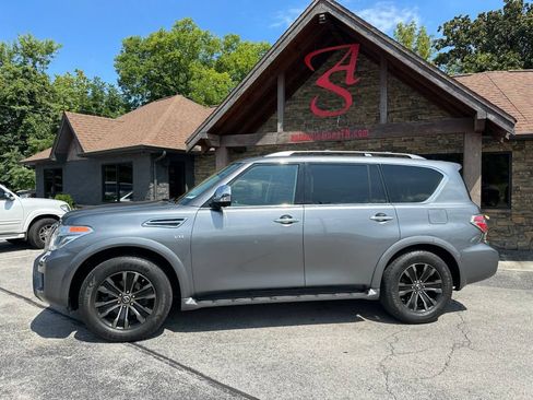 Used 2019 Nissan Armada Platinum w/ Captain's Chairs Package AWD/4WD image 2