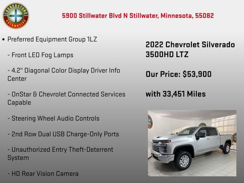 Used 2022 Chevrolet Silverado 3500 LTZ w/ LTZ Convenience Package image 25