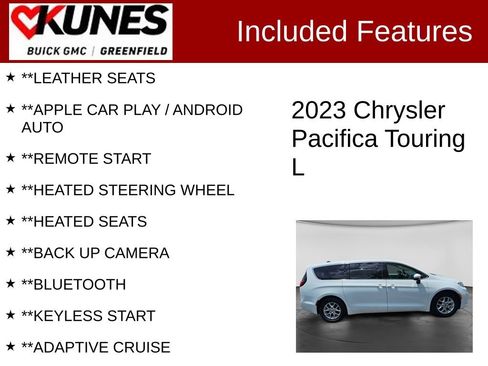 Used 2023 Chrysler Pacifica Touring-L FWD image 2
