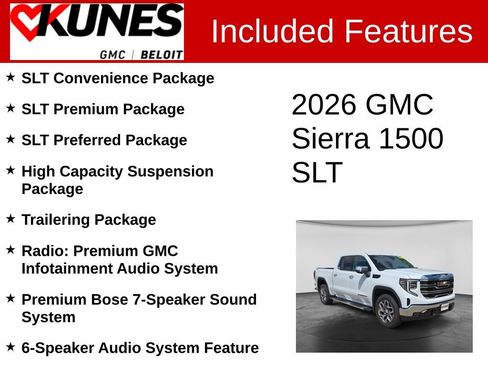 New 2026 GMC Sierra 1500 SLT w/ SLT Premium Package AWD/4WD image 2