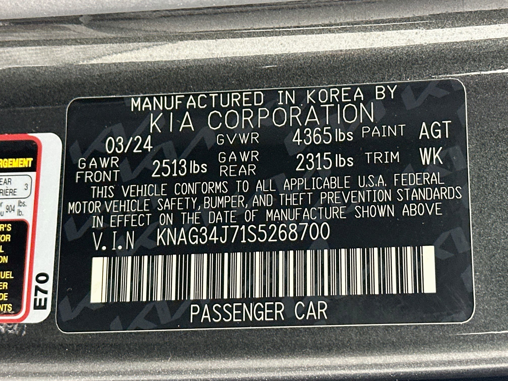 Used 2025 Kia K5 EX FWD image 12