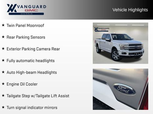 Used 2019 Ford F150 Platinum w/ Equipment Group 701A Luxury image 11