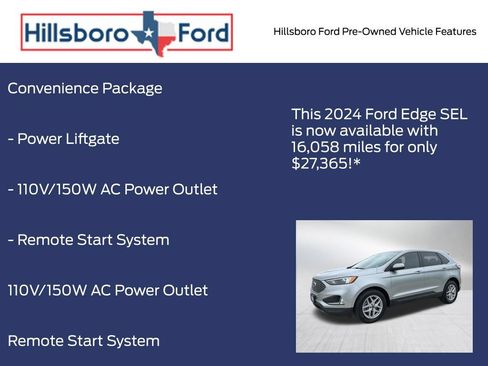 Used 2024 Ford Edge SEL w/ Convenience Package AWD/4WD image 6